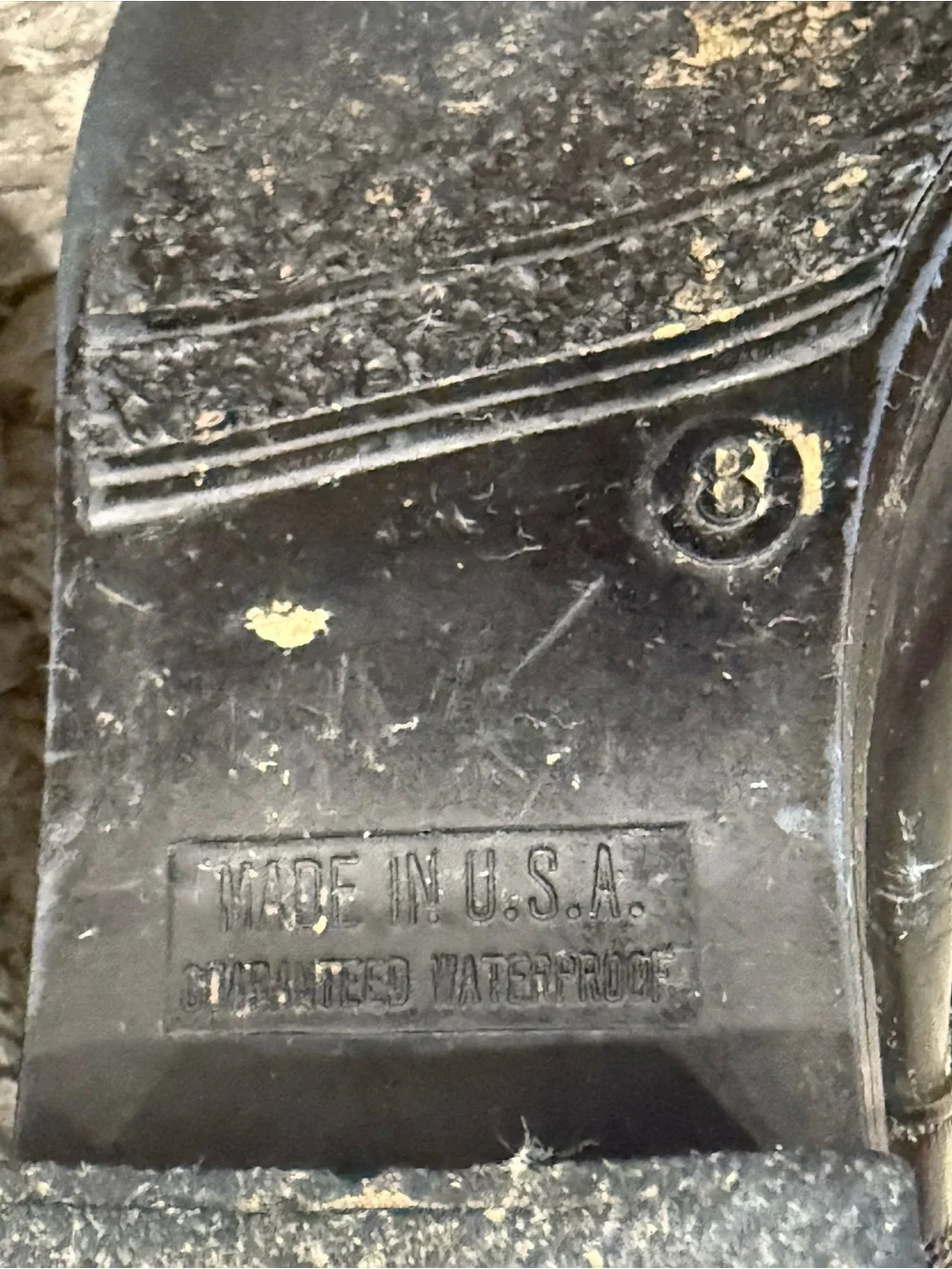 Vintage rain boots