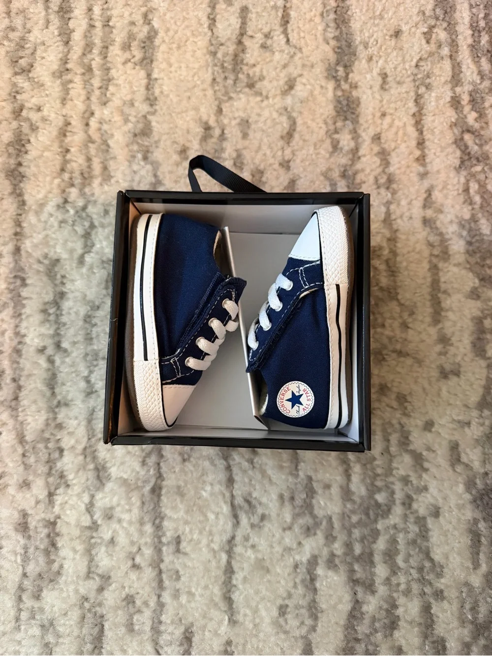 Converse Chuck Taylor All Star First Star Navy Baby Size 4