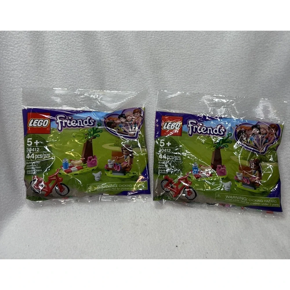 Lego Friends‎ Picnic Park Building Toy # 30412 LOT OF 2 Featuring Olivia 44 Pcs