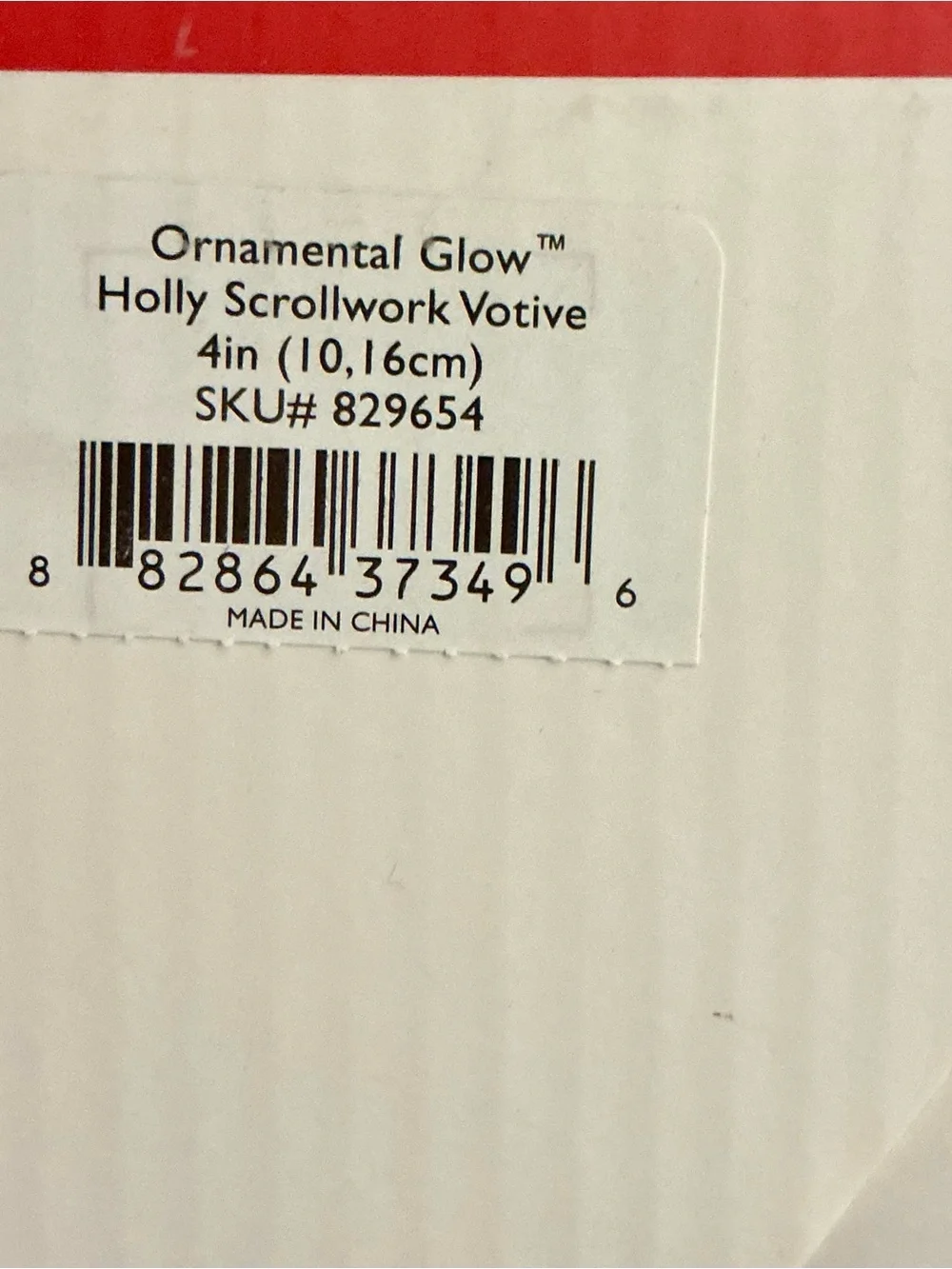 Lenox elegant votive