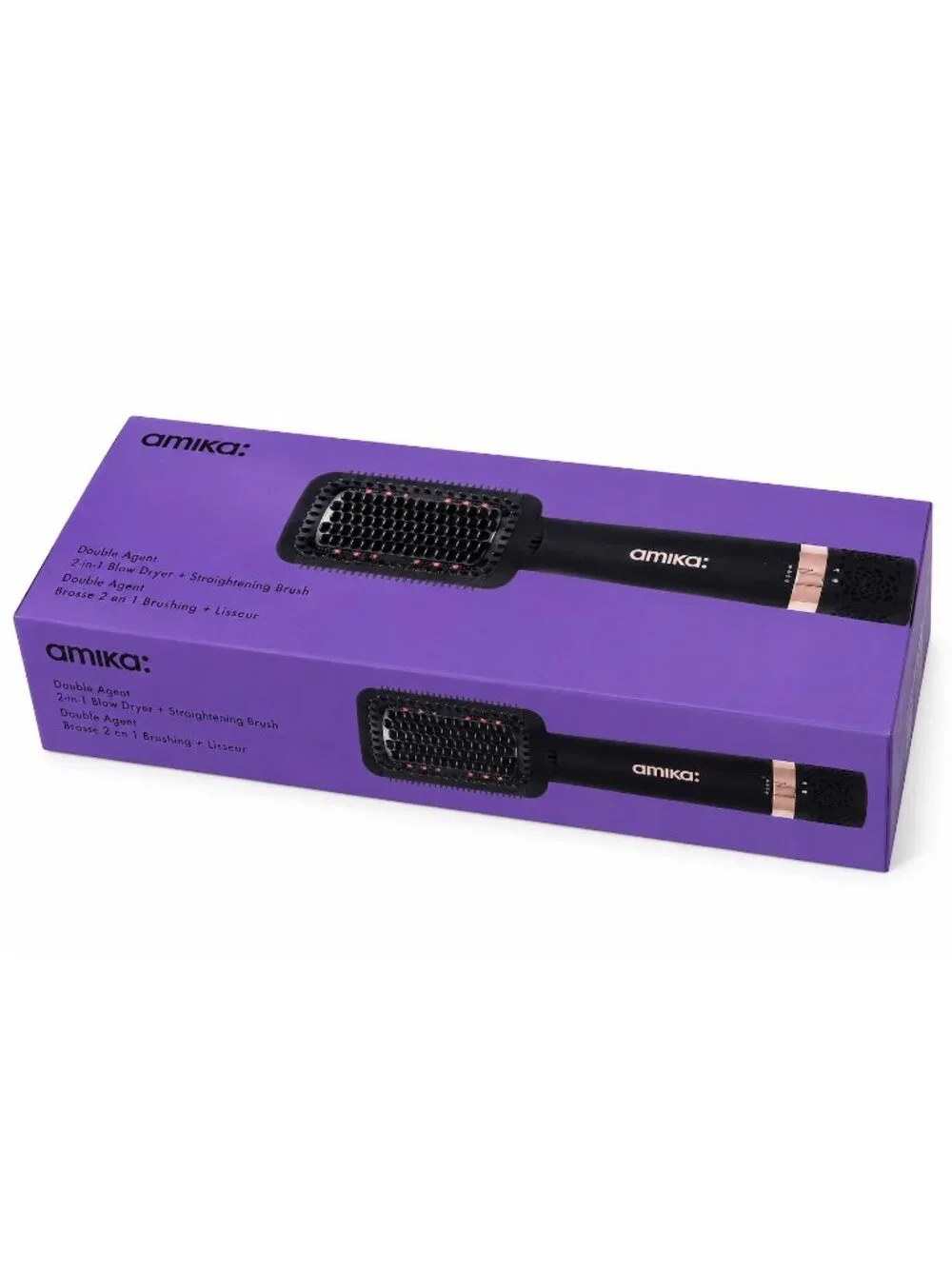 Amika Double Agent 2-in-1 Blow Dryer + Straightening Brush