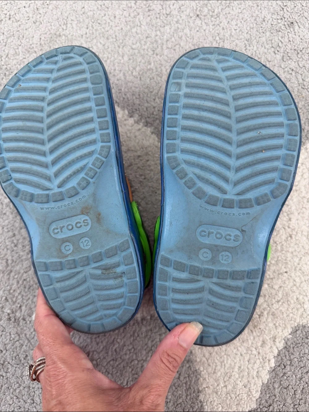 CROCS bright blue