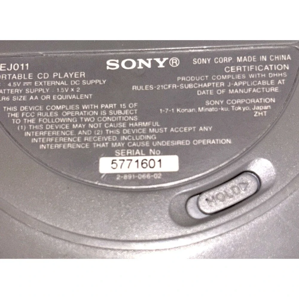 Sony walkman ej011