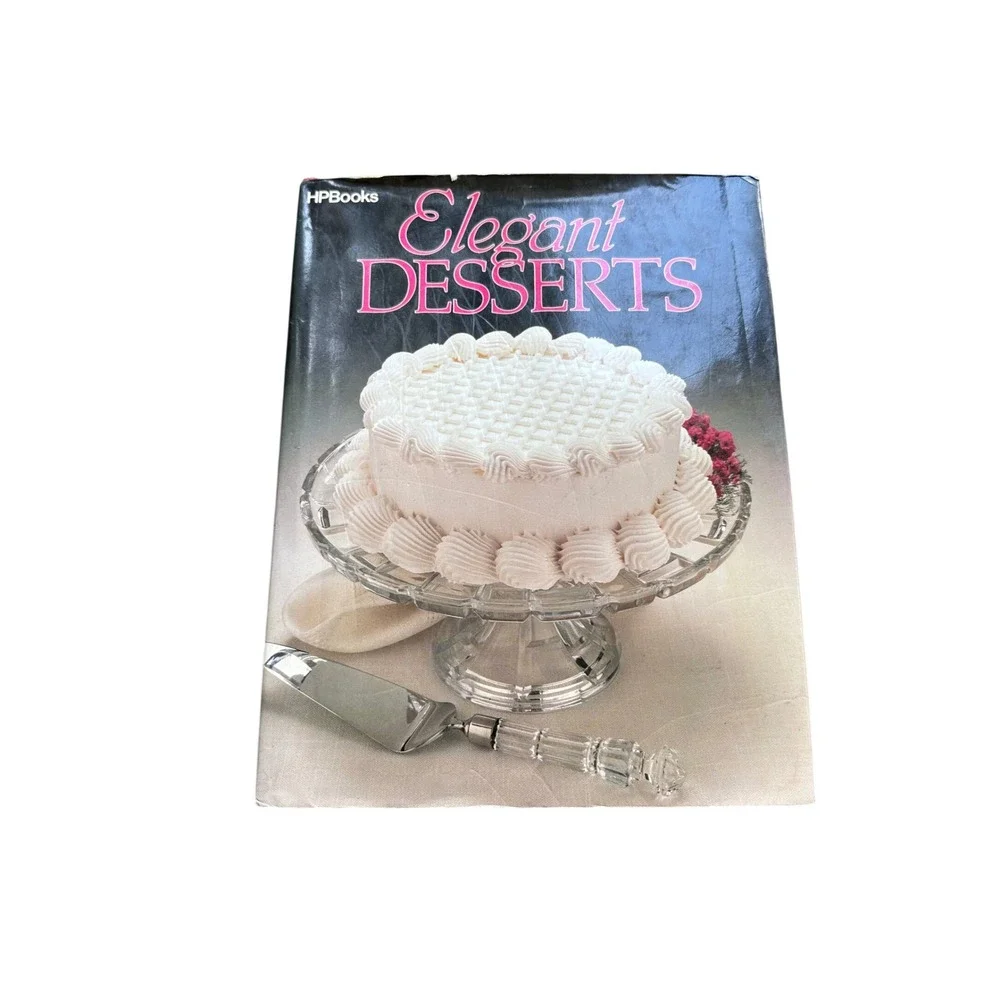 HPBooks Elegant Desserts Cookbook 1984 Vintage Baking Recipes 0-89586-350-2