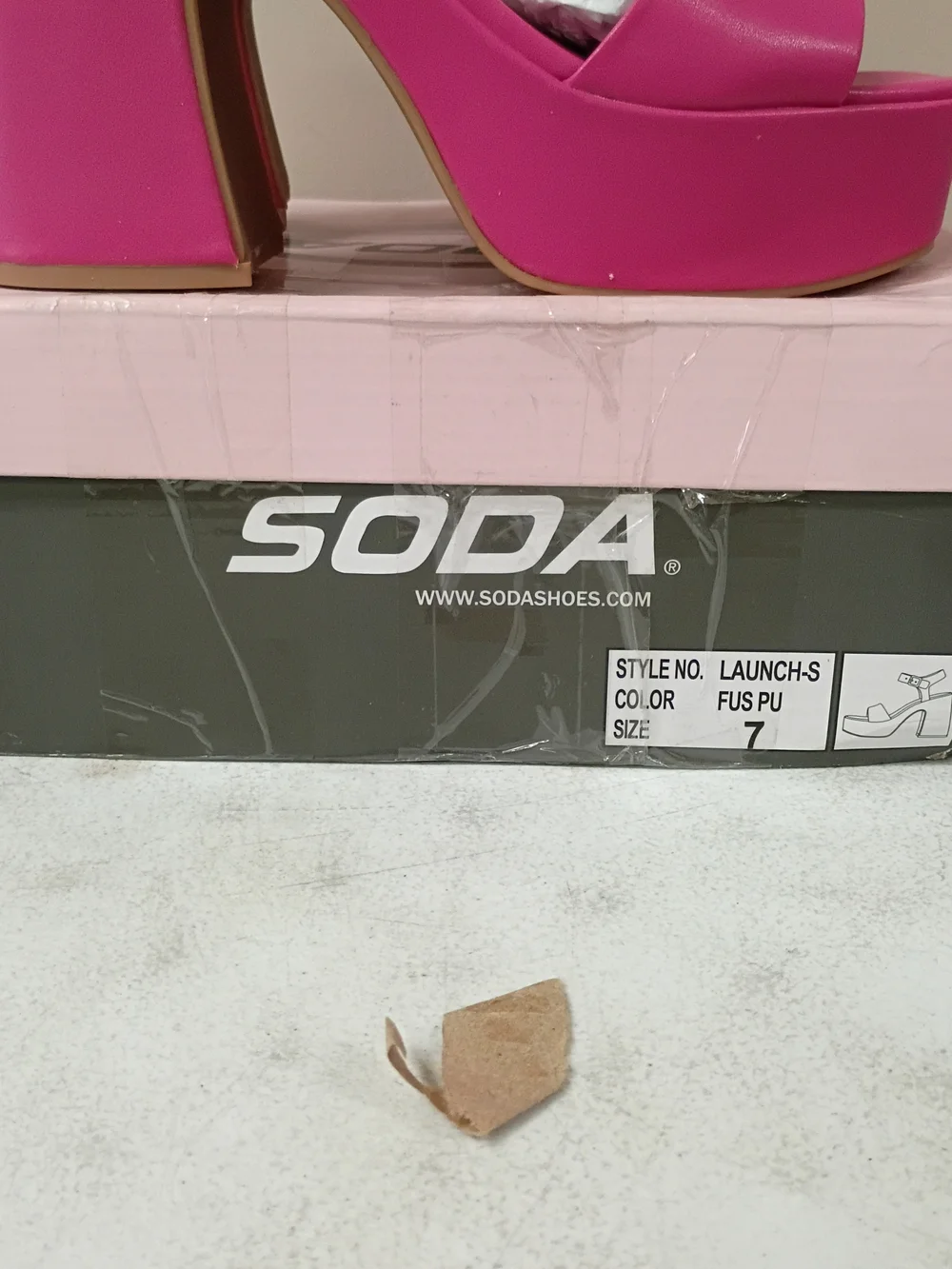 Soda footbed block