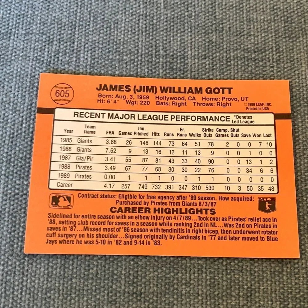 Donruss see pictures