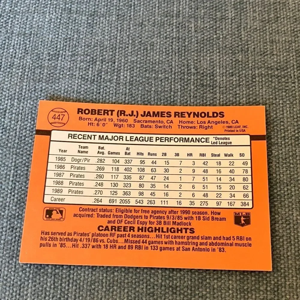 Donruss see pictures