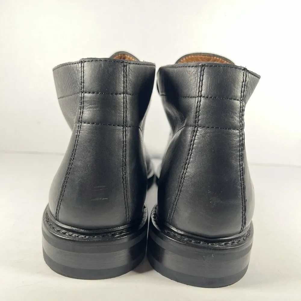 Frye Paul Chukka Boots Black Leather Lace Up Ankle Shoes Men's Size 10 M