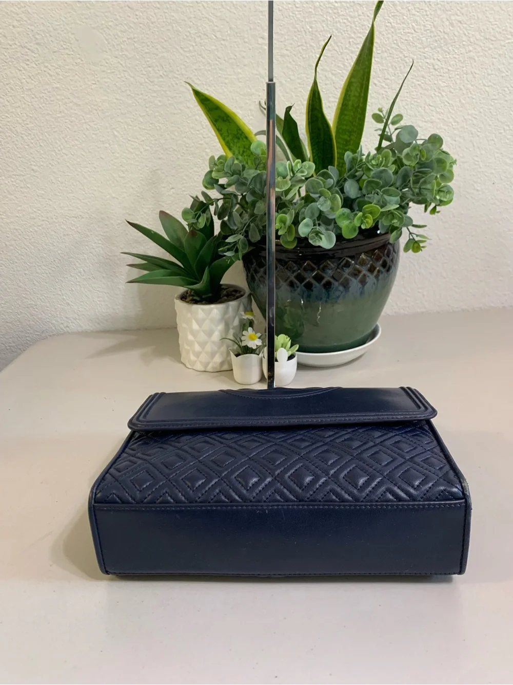 Tory Burch sleek navy