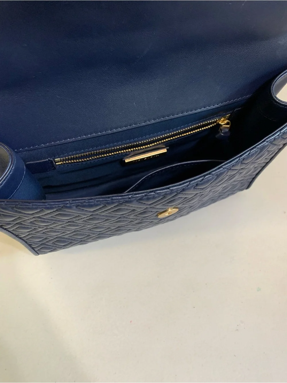 Tory Burch sleek navy