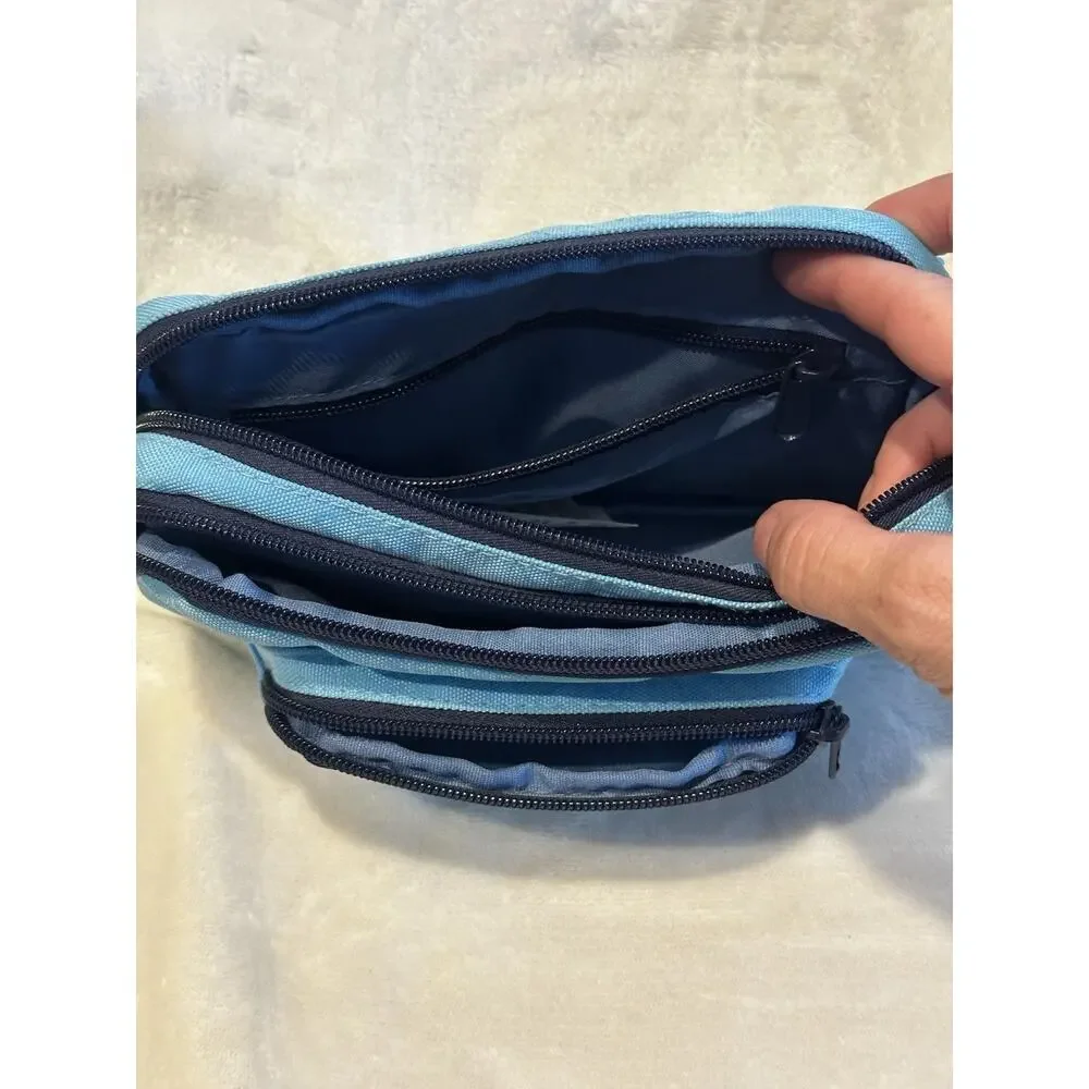 Disney Parks Disneyland Resort Light Blue Stitch Fanny Pack Hip Bag Souvenir