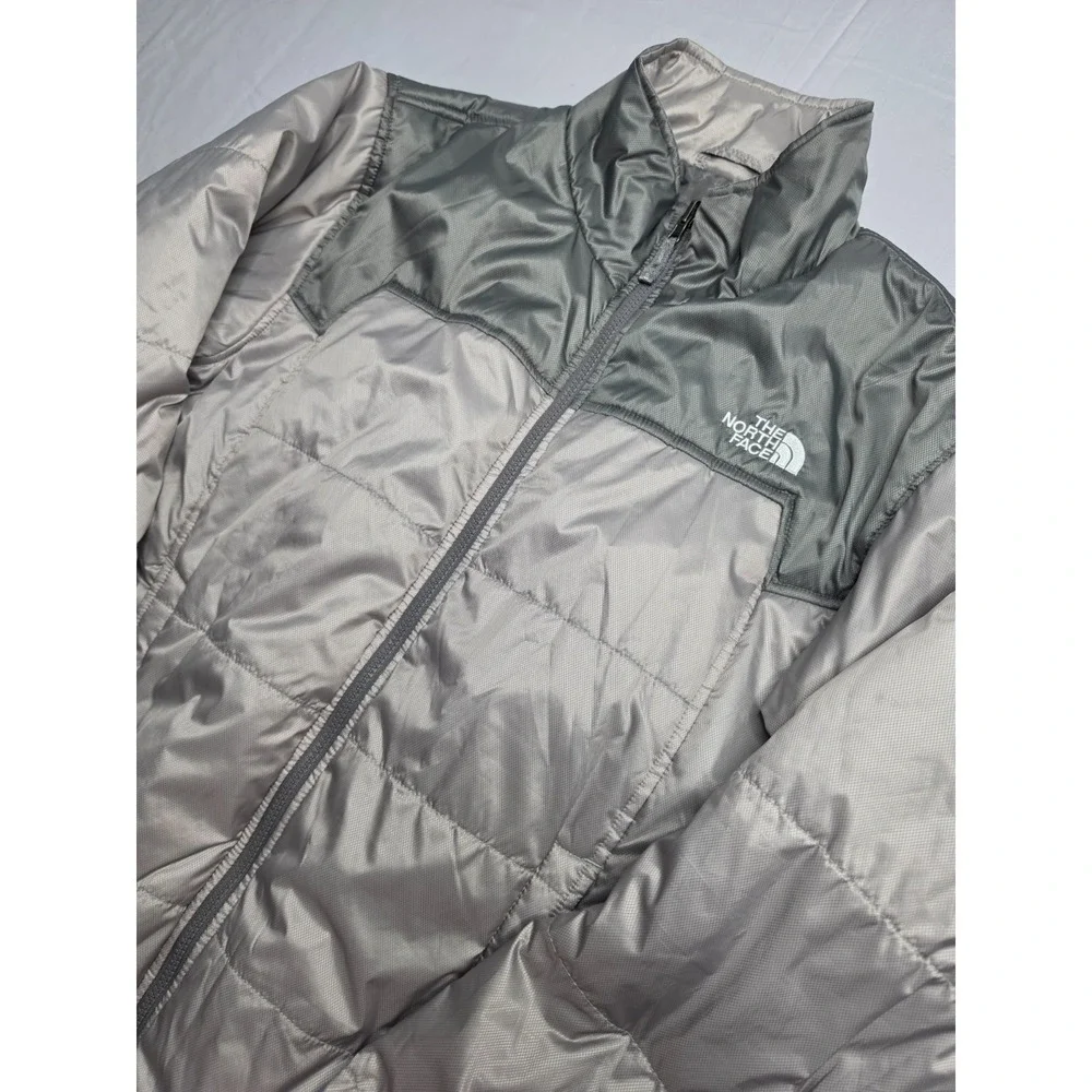 The North Face gray zip