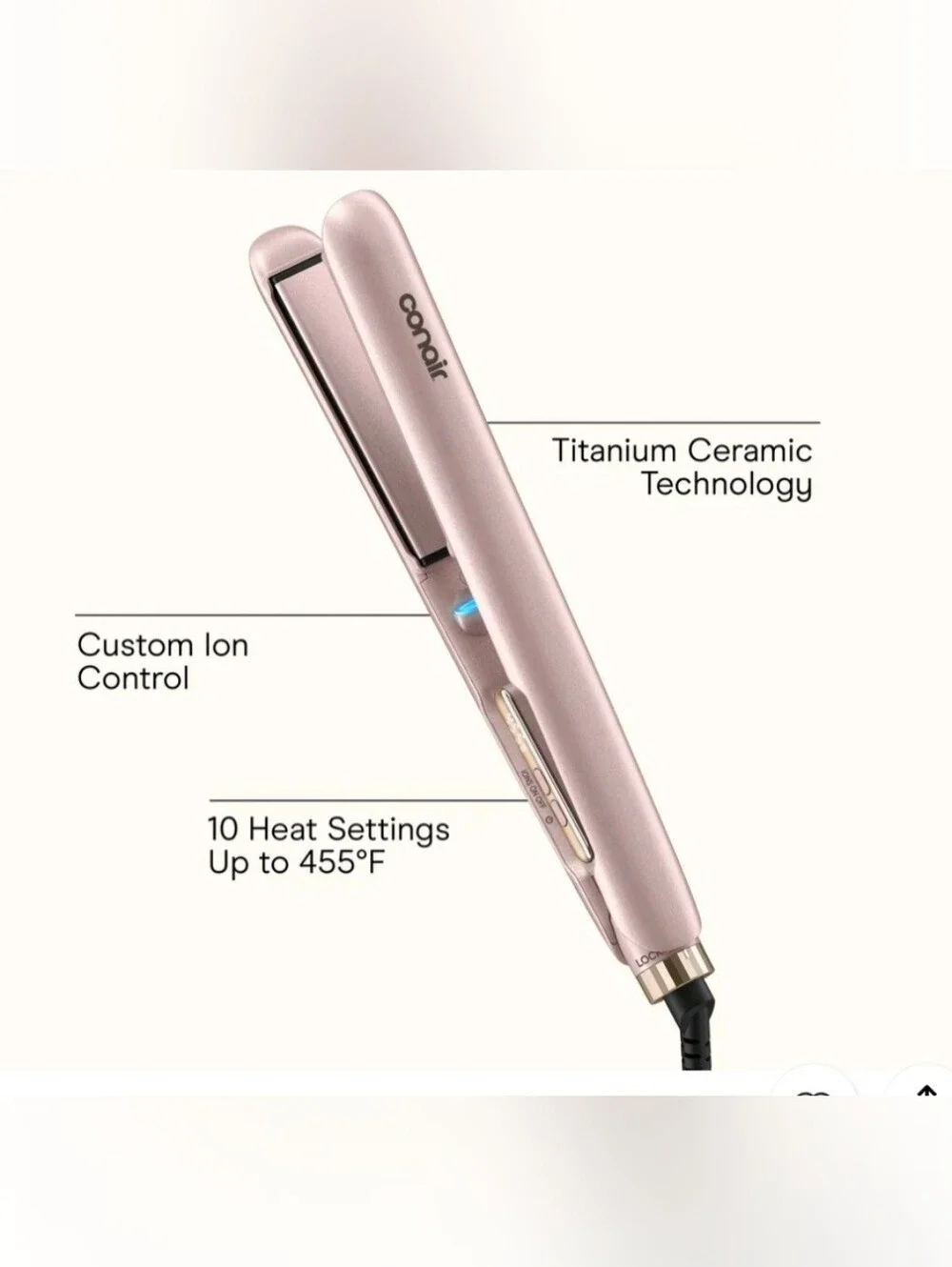 Conair inch flat
