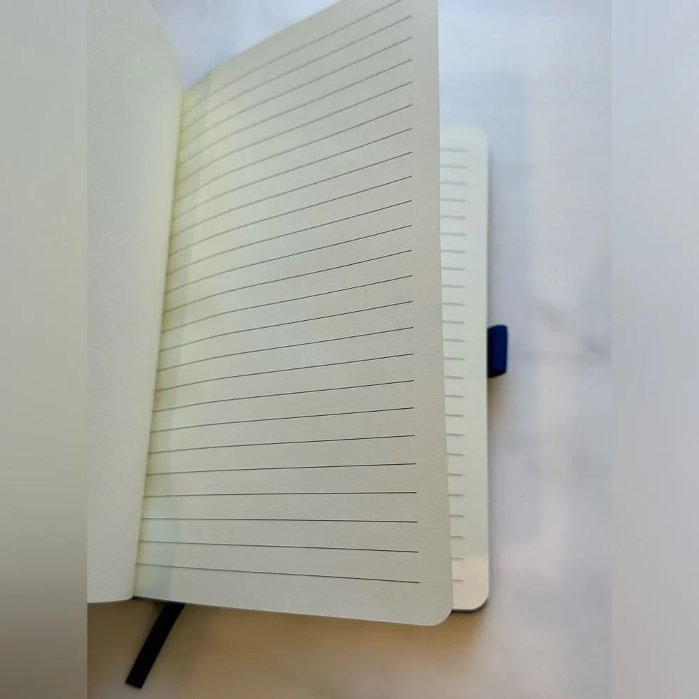 Navy Journal with Tree Image and Lined Pages