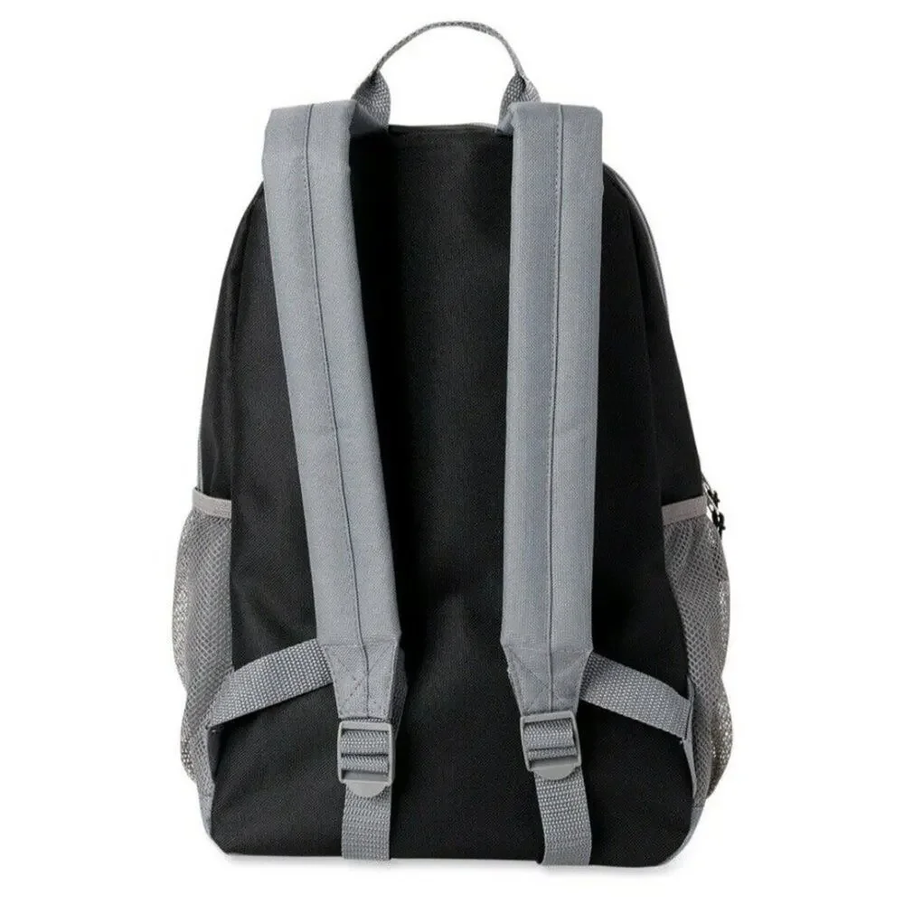 Wonder Nation Black & Gray Kid's Backpack NWT