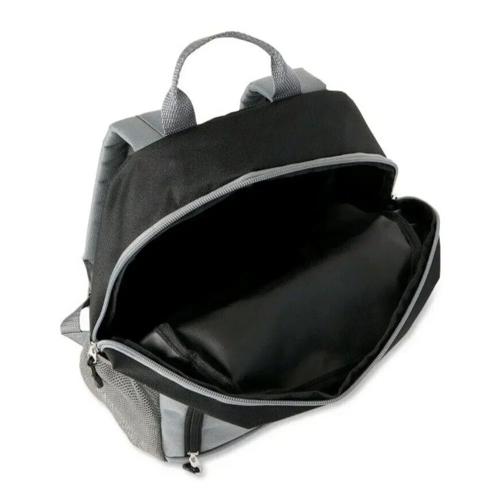 Wonder Nation Black & Gray Kid's Backpack NWT