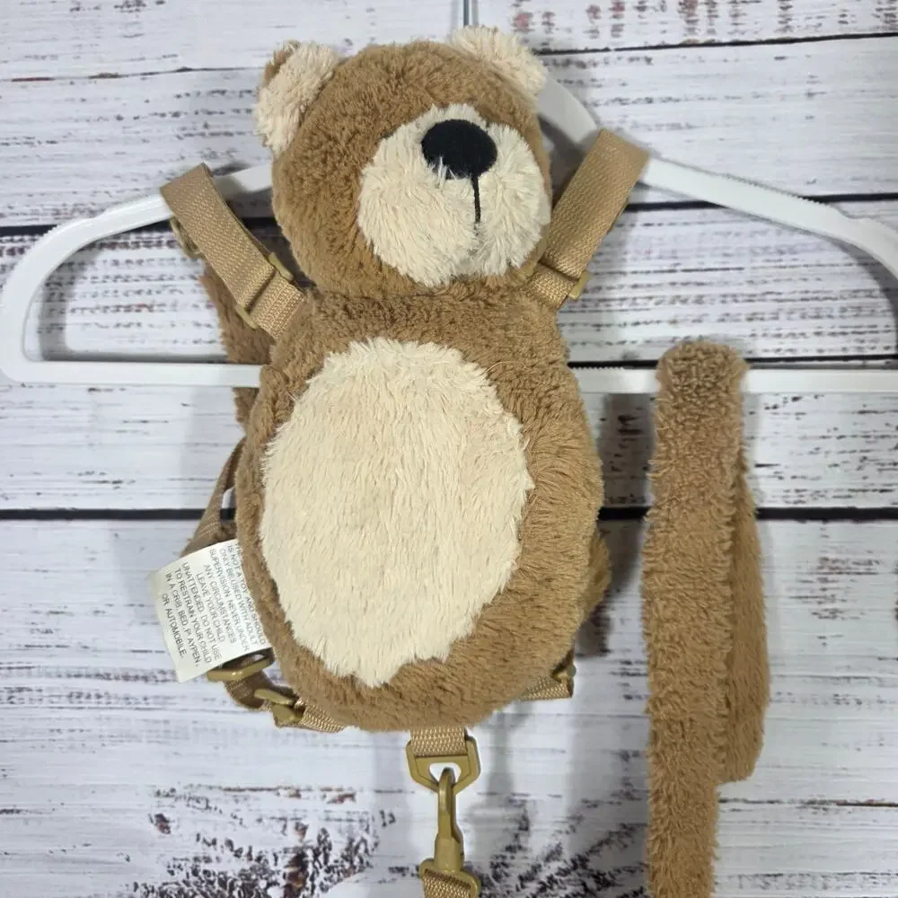 Eddie Bauer Toddler Kid Tether Child Harness Backpack Bear Plush
