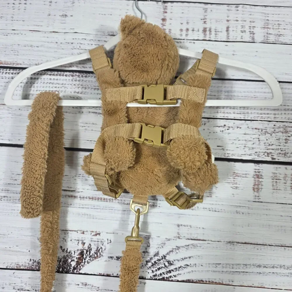Eddie Bauer Toddler Kid Tether Child Harness Backpack Bear Plush