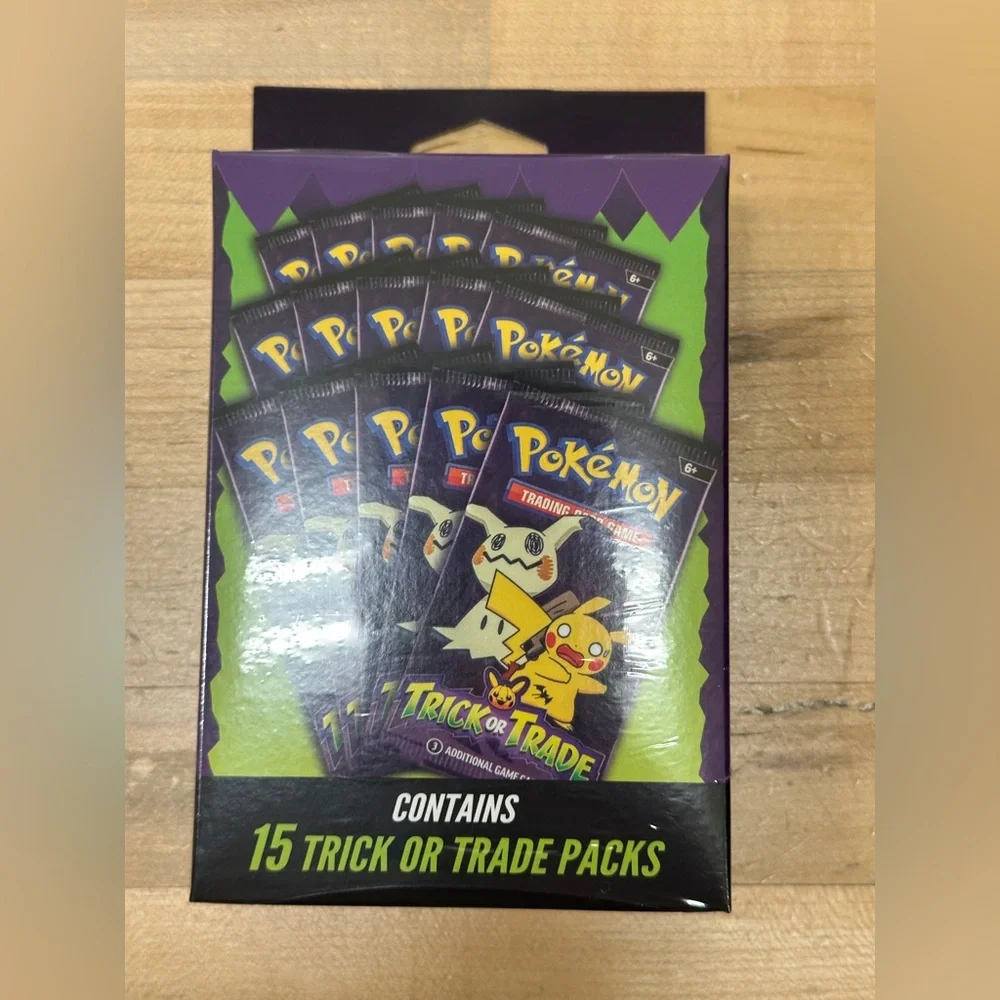 Pokémon Trick or Trade Booster Pack Set Sealed - 15 Packs