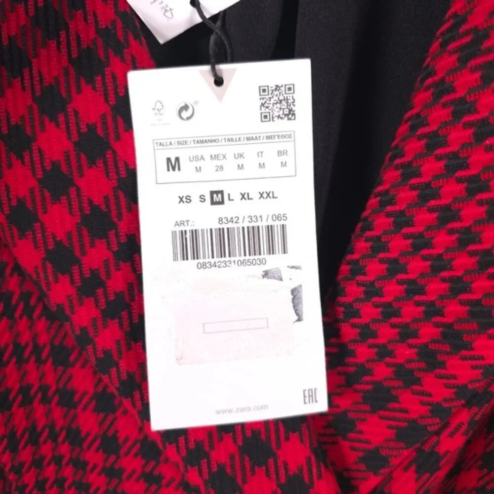 Zara romania🇷🇴made houndstooth