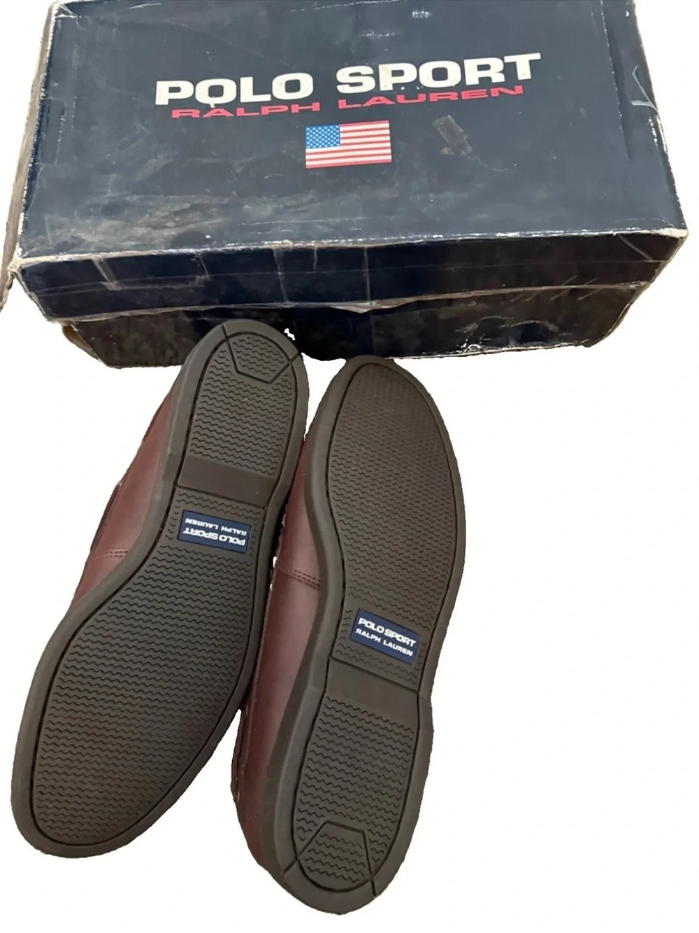 Polo Ralph Lauren brown leather