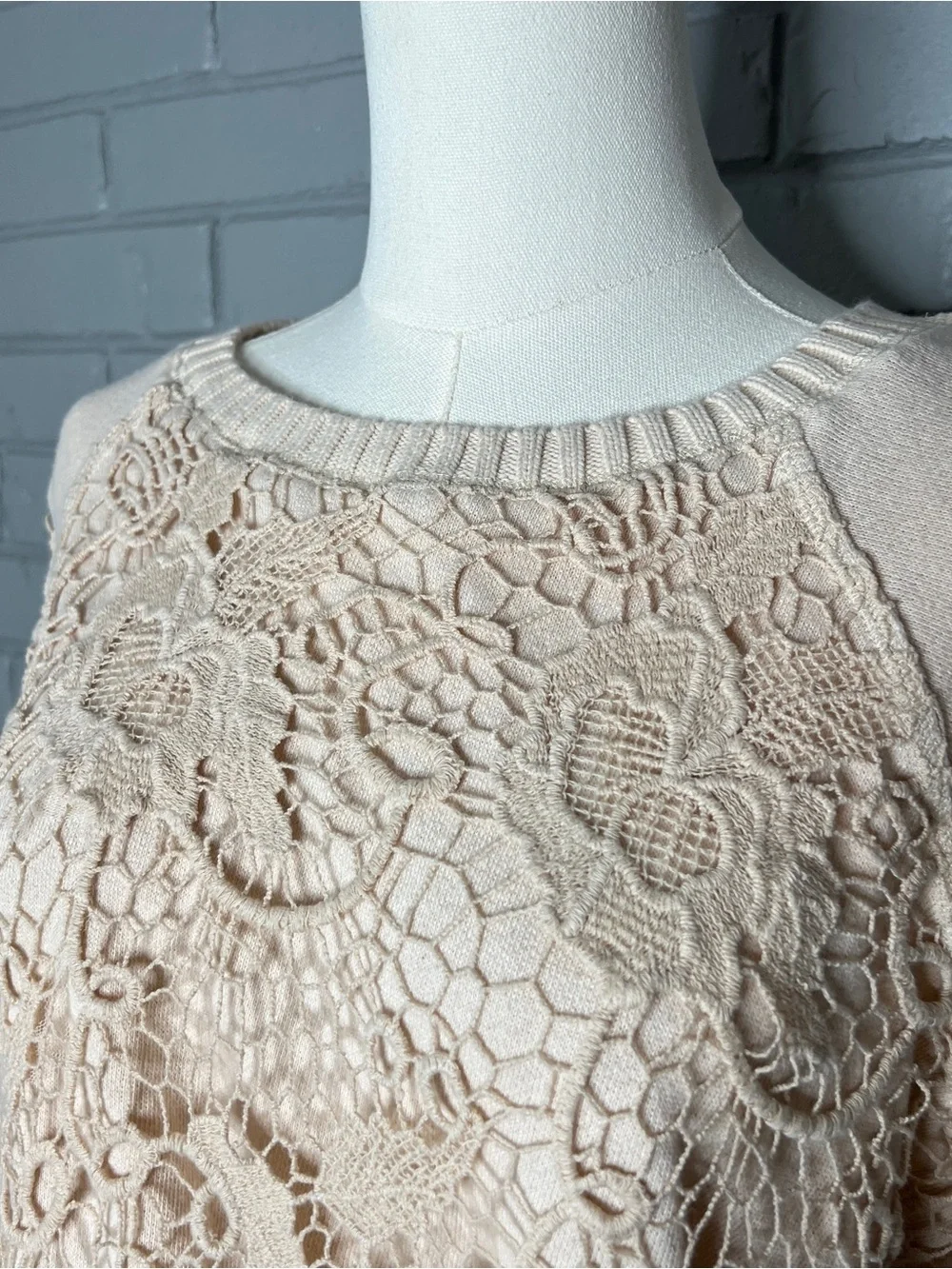 Free People open crochet