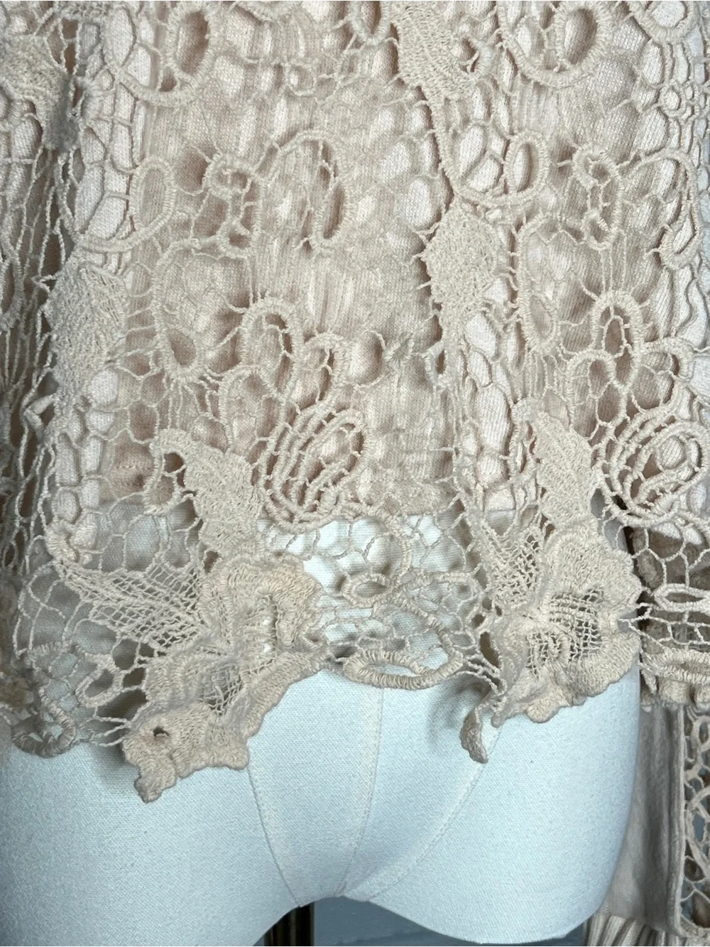 Free People open crochet