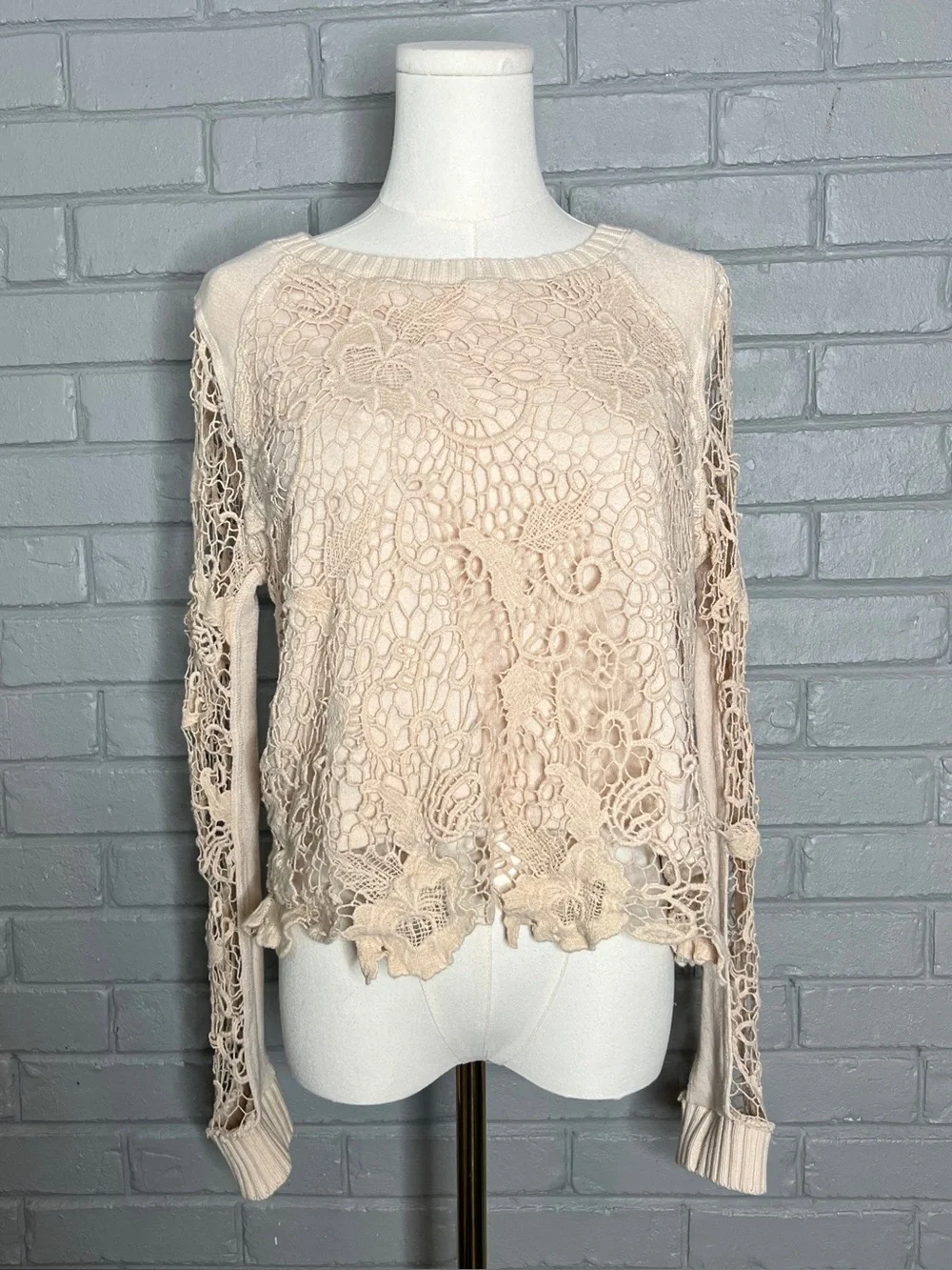 Free People open crochet