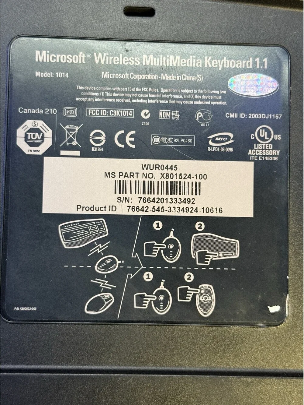 Microsoft wireless multimedia