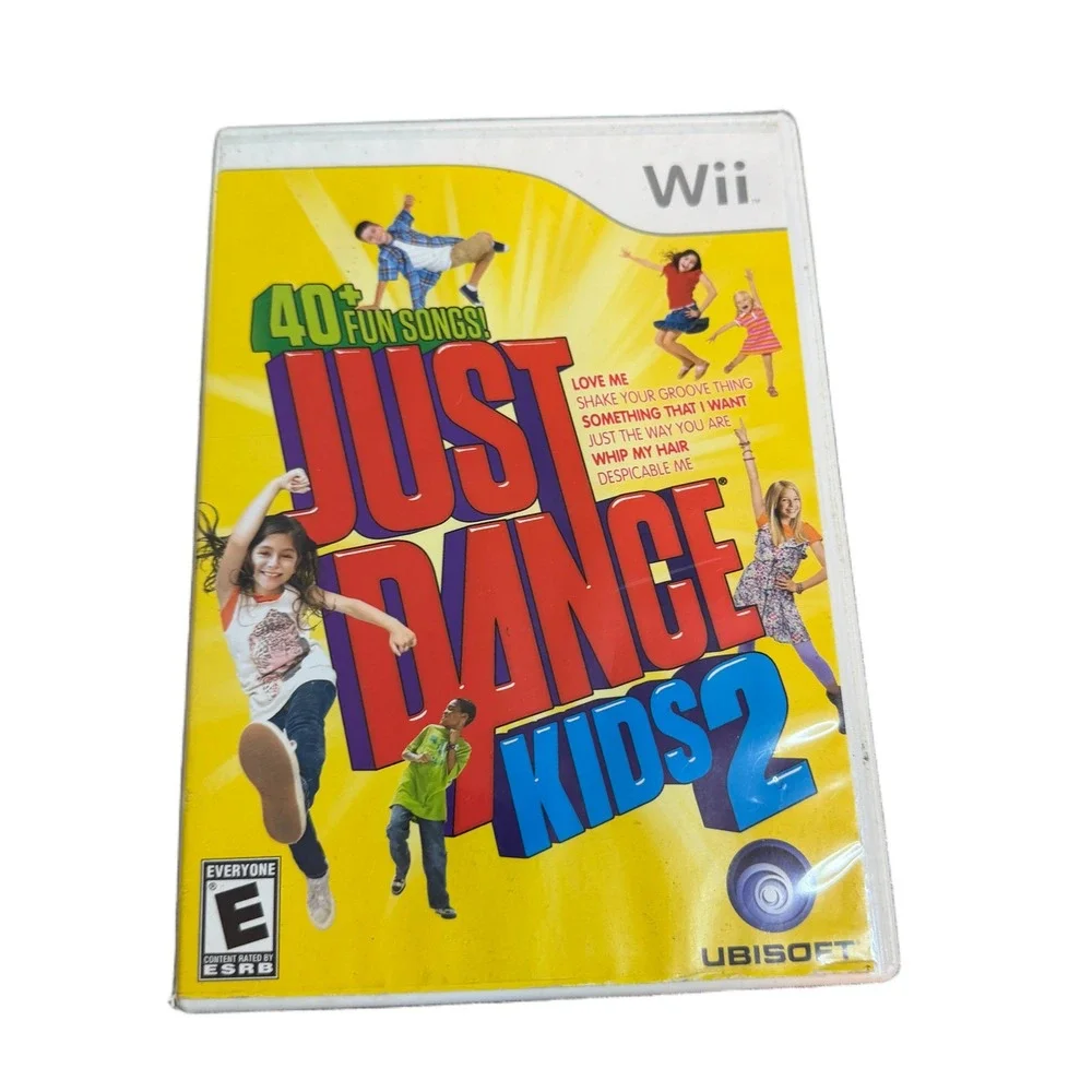 Just Dance Kids 2 Nintendo Wii Ubisoft 2011 Music Dance Game 40+ Songs E Rating