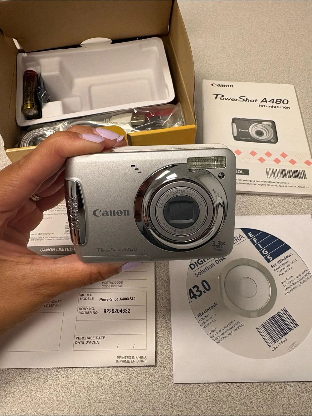 Canon powershot a480