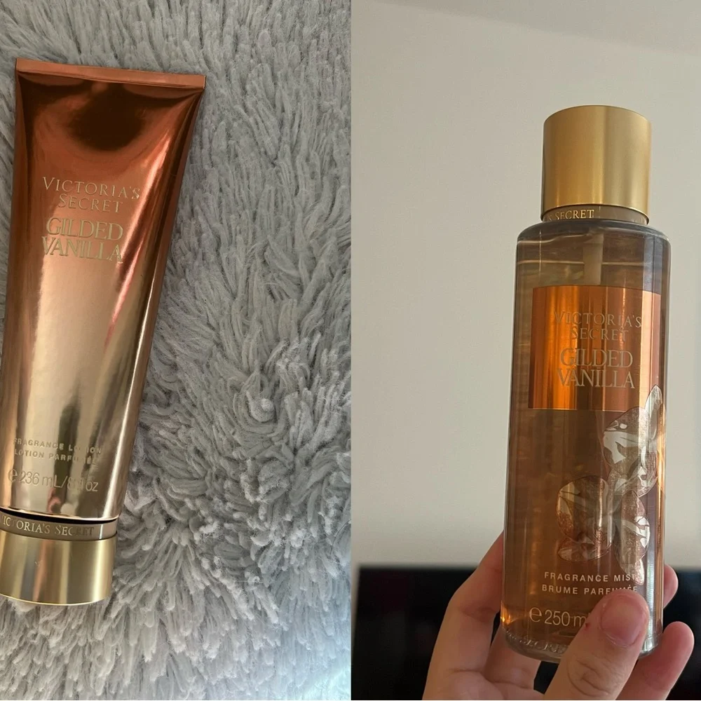 VICTORIA’S SECRET GILDED VANILLA BODY LOTION & SPRAY