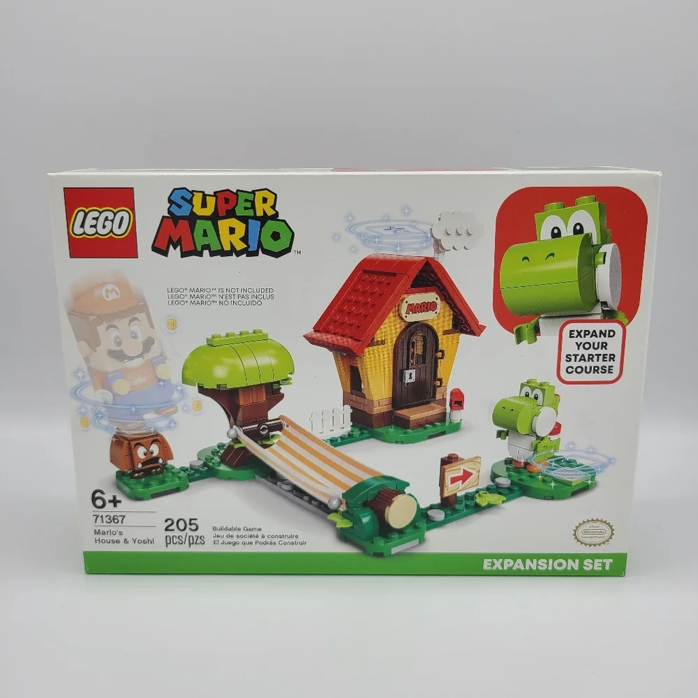 Lego Super Mario Mario's House & Yoshi Expansion Set 71367 205 pc New in Box