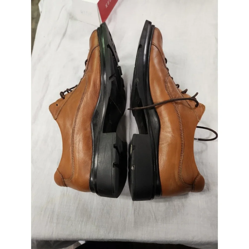 Men's Kenneth Cole New York Silver Technology brown lace up shoes 12