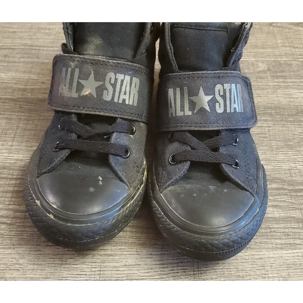 Converse All Star Mid Sneakers‎ Youth Size 1 Black