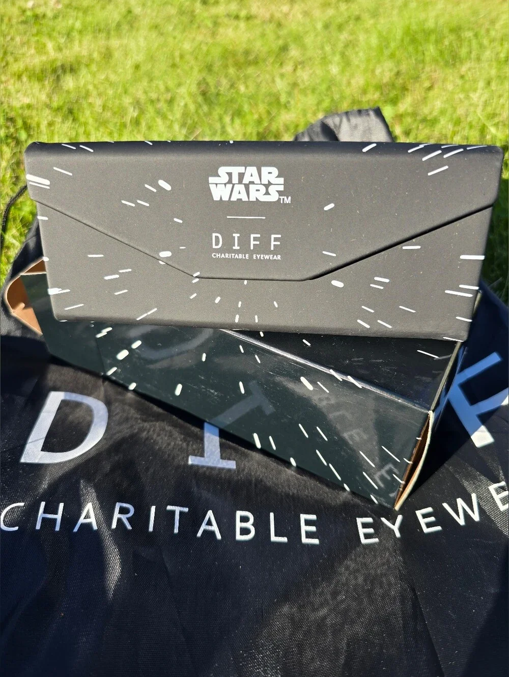 NIB! DIFF Eyewear, UNISEX, Anakin, Galactic Brushed Silver/Space Gray Lenses