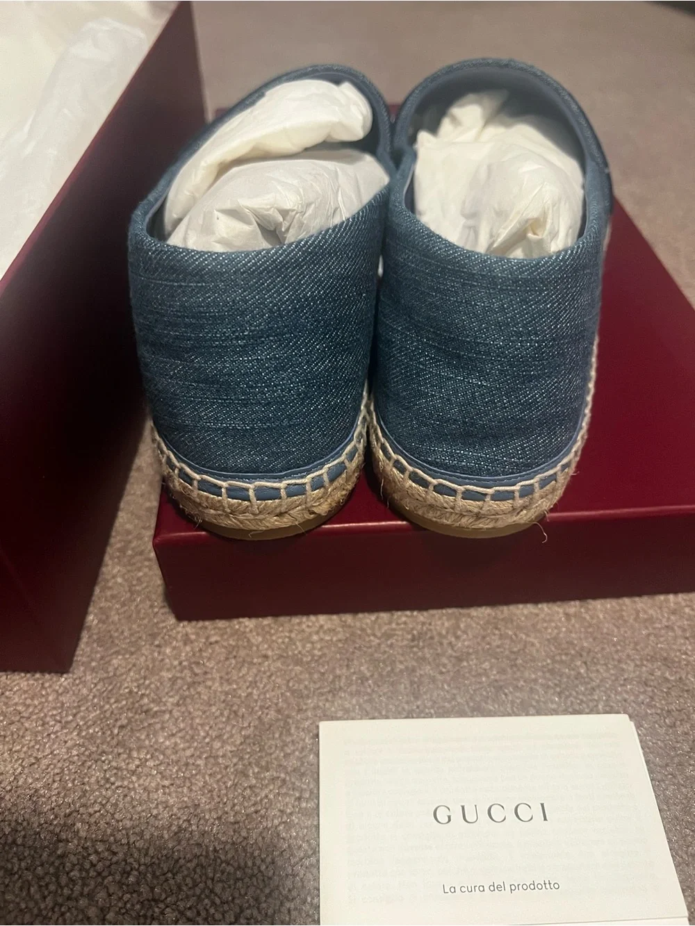 Gucci selling denim bc
