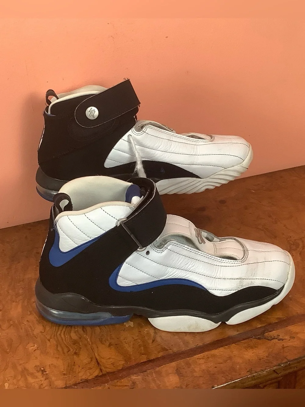 Nike Air Penny 4 OG Orlando Sneakers 864018-100 Men’s Shoes Size 10.5 No Laces