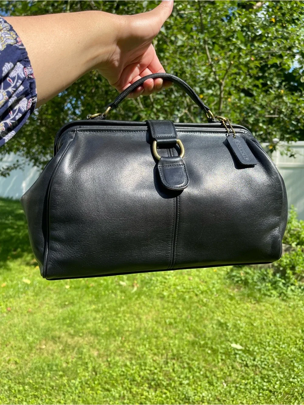 Coach Hudson Leather Bag – Classic Vintage Coach
