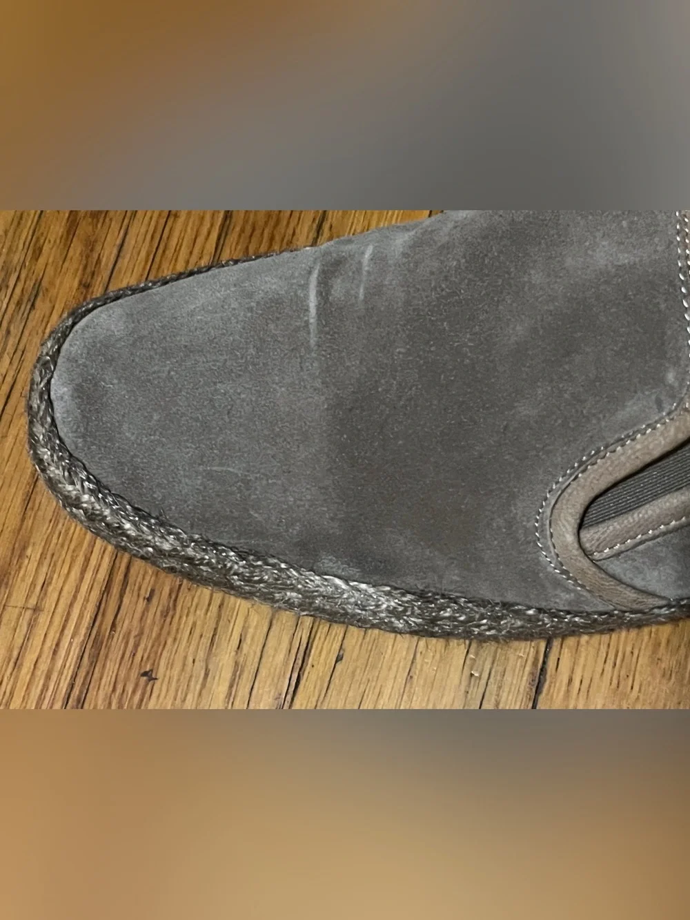 To Boot New York Adam Derrick Suede Leather Slip On Espadrille loafers Tan Sz 10