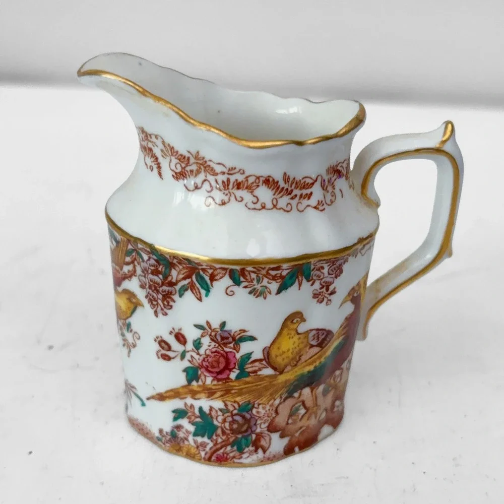 VTG Royal Crown Derby Olde Avesbury Bone China Miniature Creamer England XIV