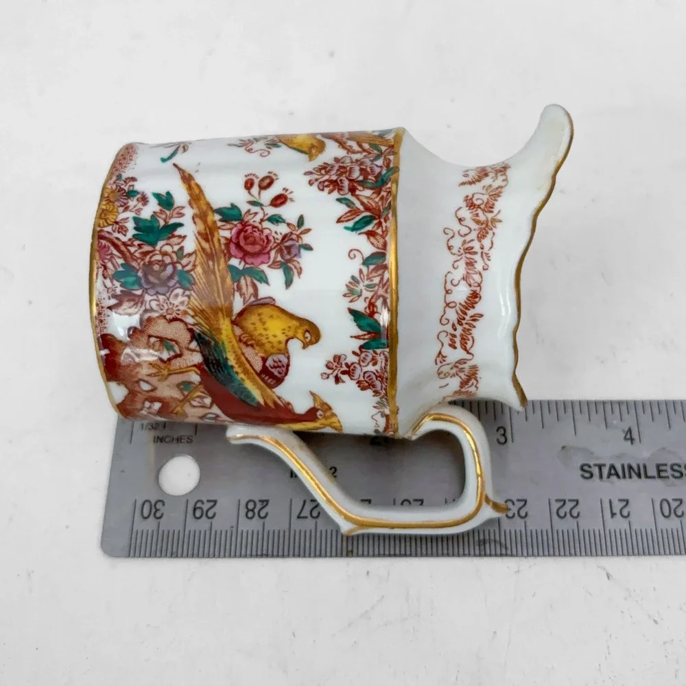 VTG Royal Crown Derby Olde Avesbury Bone China Miniature Creamer England XIV
