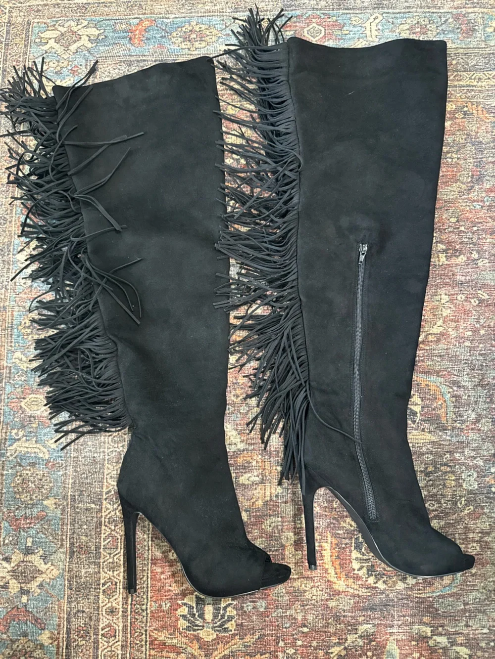 Privileged primrose suede