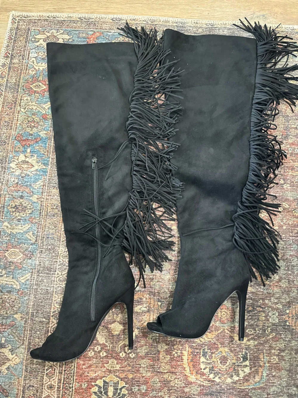 Privileged primrose suede