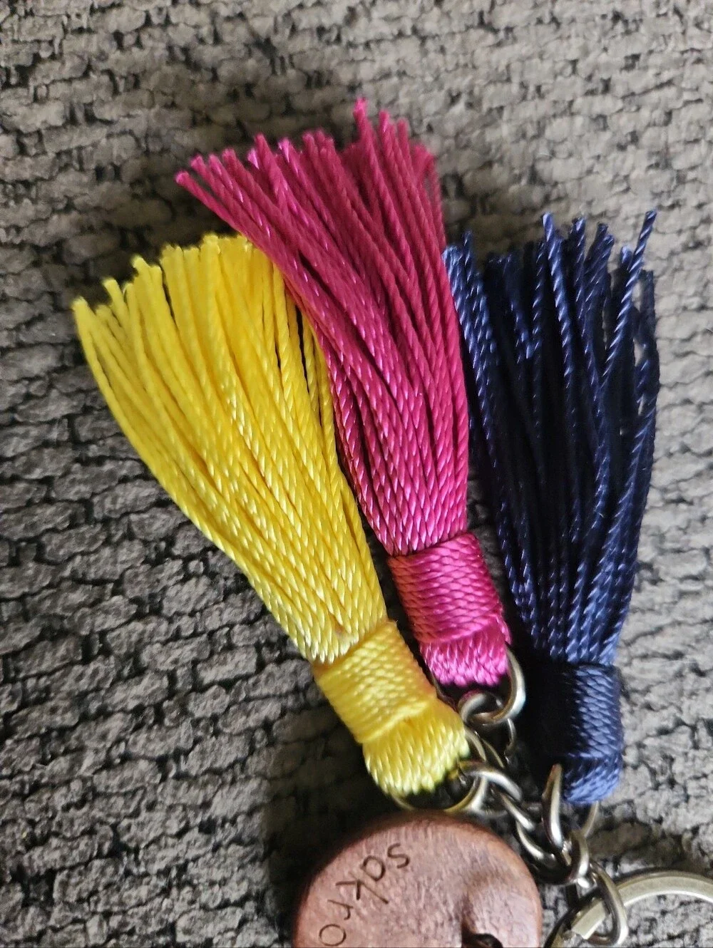 Sakroots owl keychain