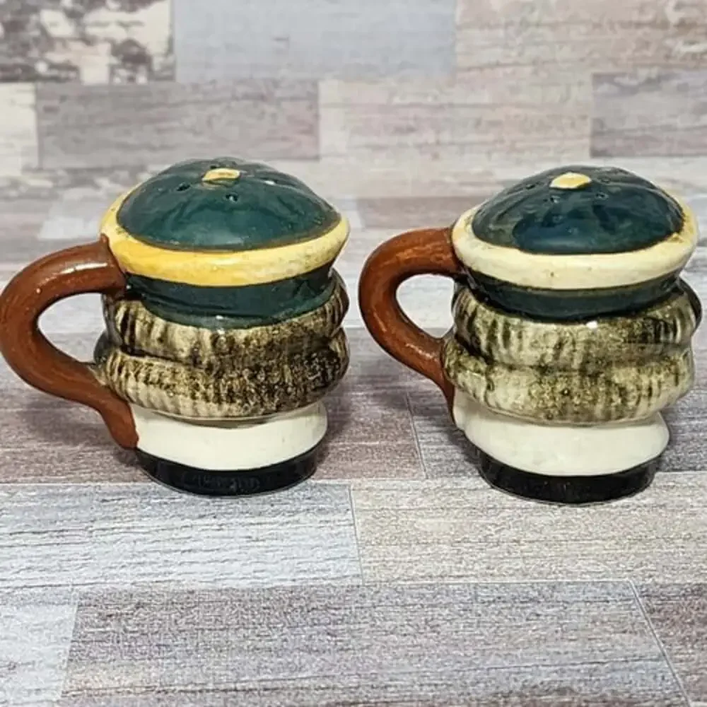 VTG Toby Mug Style Salt and Pepper Shakers Hand Painted Made in Japan