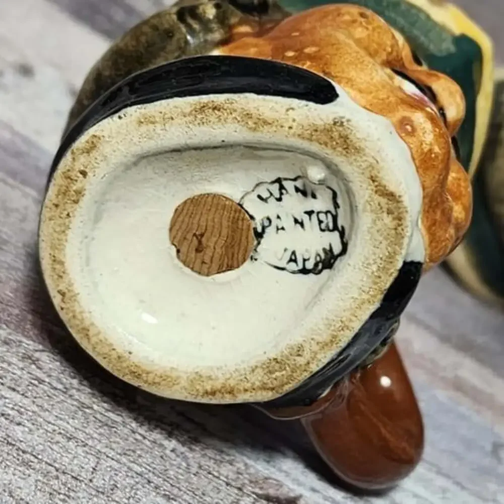 VTG Toby Mug Style Salt and Pepper Shakers Hand Painted Made in Japan