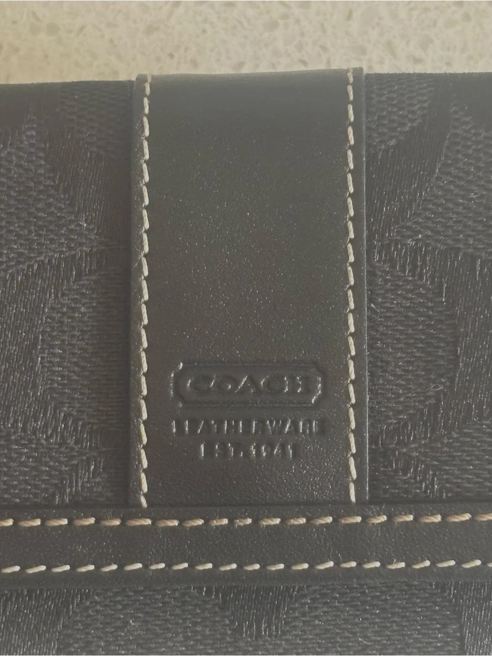 Coach trifold wallet
