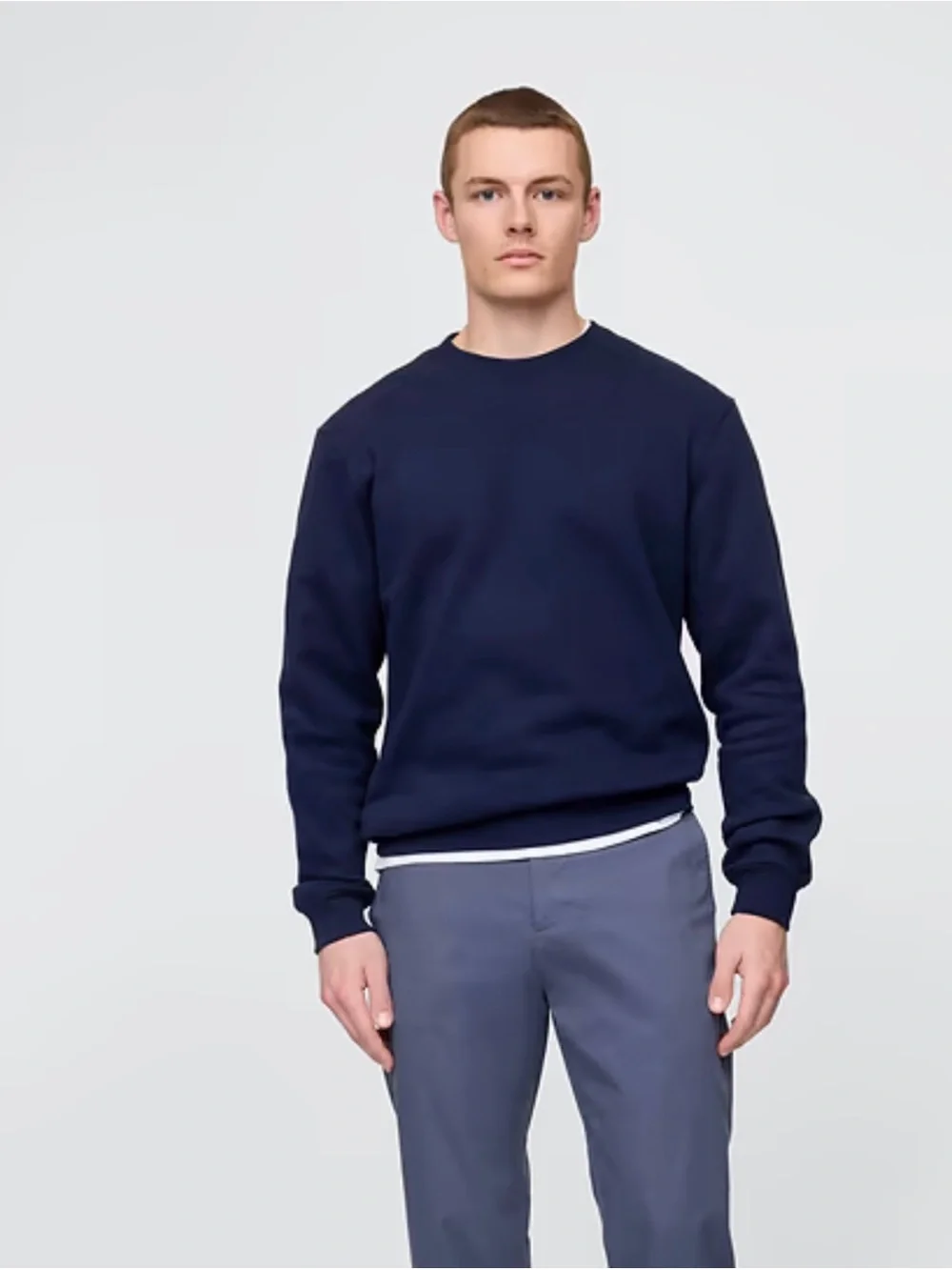 Banana Republic Men's Crewneck Sweater in Navy Blue XXL