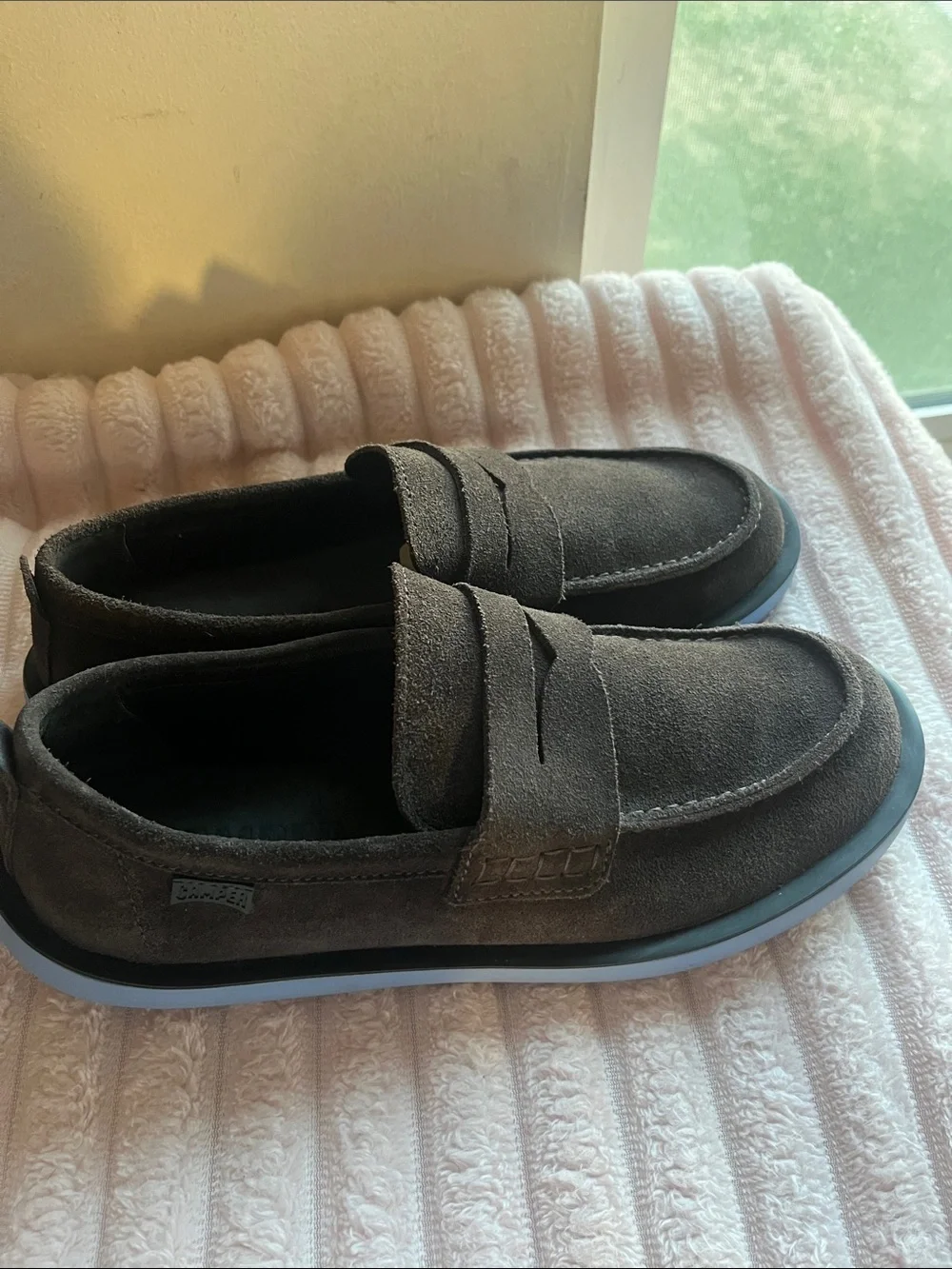 Camper Wagon Penny-Slot Loafers  Dark Brown